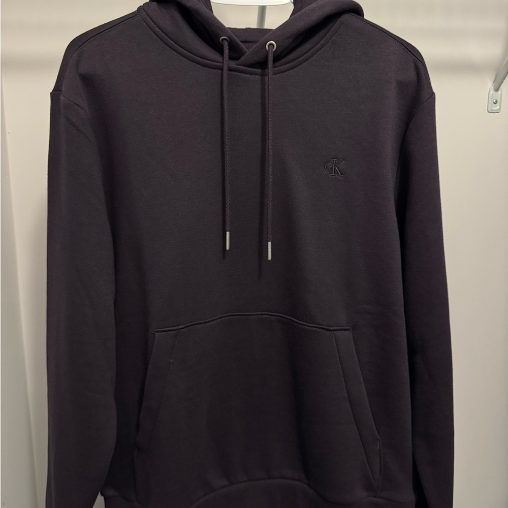 Calvin Klein Dark Purple Sweatshirt Hoodie Casual